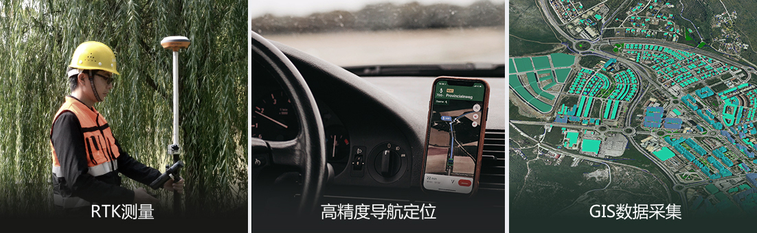 適用于RTK測量、高精度導(dǎo)航定位、GIS數(shù)據(jù)采集